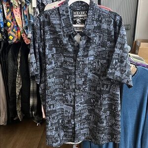 DIXXON “Suicidal Tendencies” Black and Gray Graphic Men's Shirt